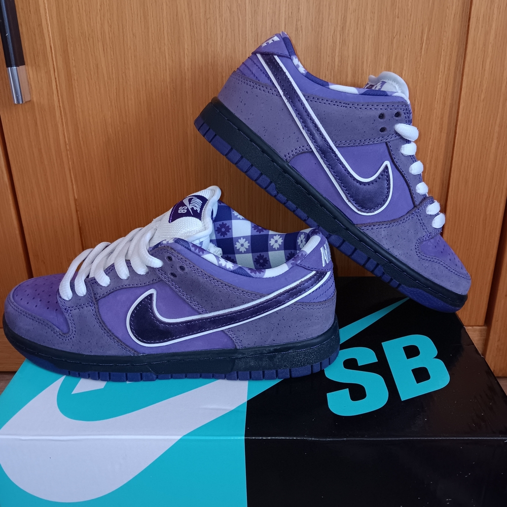 Nike Purple Sneakers Skateboarding Style
